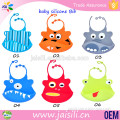 High quality cute silicone rice pocket adult waterproof baby bib